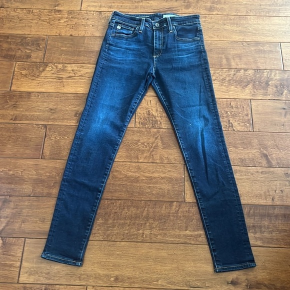 AG Adriano Goldschmied Jeans Farah High-Rise Stretch Skinny Ankle Jeans Size 27R - Picture 5 of 16